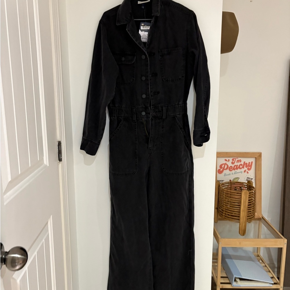 Universal Thread Charcoal Denim Jumpsuit